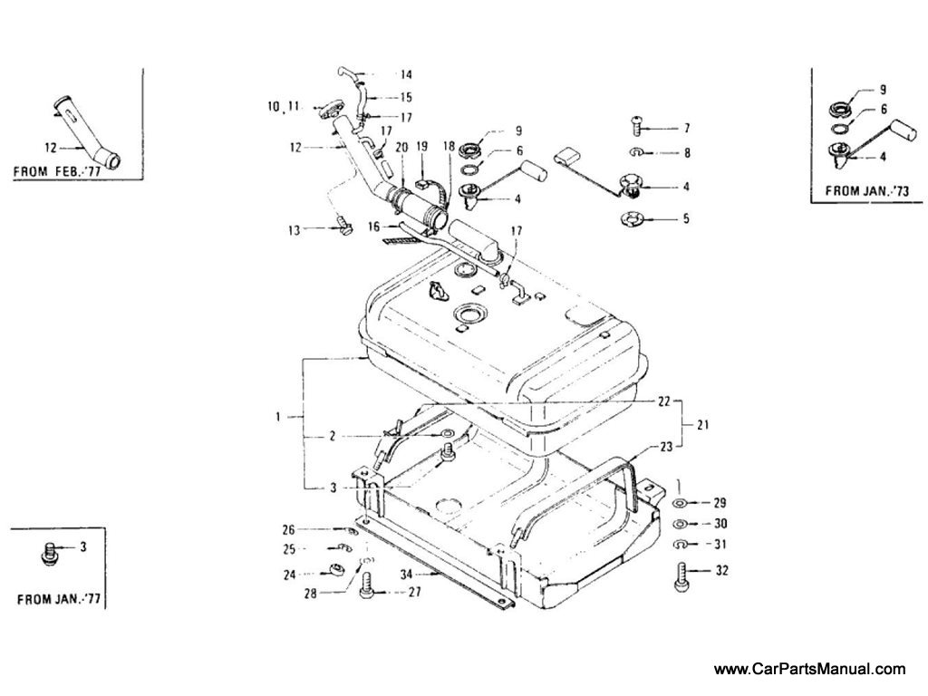 Nissan fuel tank drain plug #8